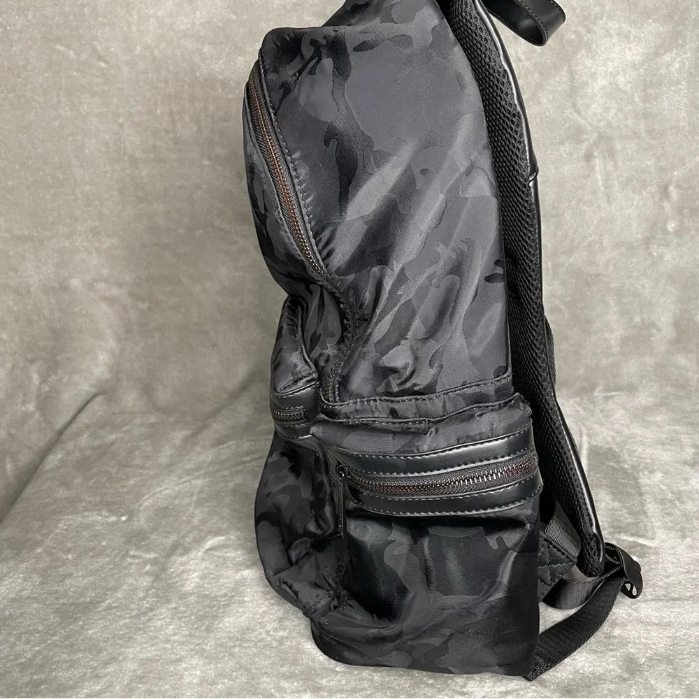 Life Time Black Camouflage Backpack Heavy Duty Everyday Carry OS